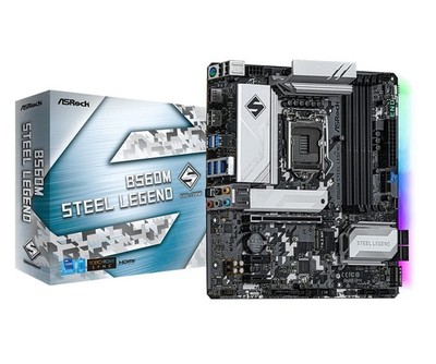 ASRock B560M Steel Legend LGA1200 B560 Micro ATX DDR4 Motherboard HDMI