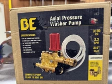 BE Power Equipment Pressure Washer Pump 3/4 Shaft 2.3 Gpm 3100 Psi 4-7hp New