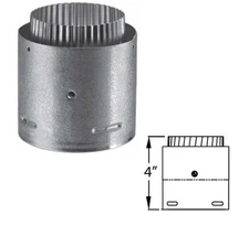 DuraVent 4" PelletVent Pro Female Flex Adapter - 4PVP-ADFF