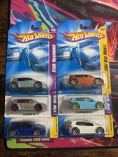 Hot Wheels Volkswagen Golf Gti Lot Of 6 2007 New Models Showroom Orange Teal