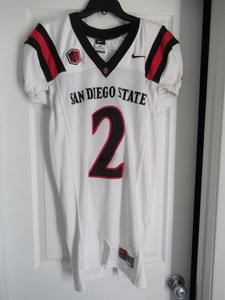 Christian Cumberlander San Diego State Aztecs Game Issued White Nike Jersey #2