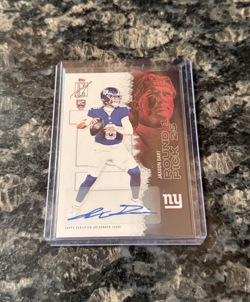 JAXSON DART 2025 Signature Class Rookie Autograph #106 Giants RC AUTO SP