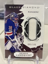 2018-19 Black Diamond Henrik Lundqvist Jersey /149