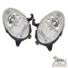 2x Nissan Micra III K12 Scheinwerfer SET Rechts Links H4 BJ 03-07 Klarglas Chrom