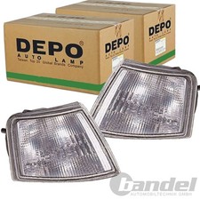 2X DEPO BLINKER SATZ GLASKLAR VORNE passend für SEAT TOLEDO
