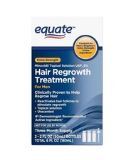 Equate Hair Regrowth Treatment for Men, Extra Strength, 3 Month Supply, 2 Oz Bot