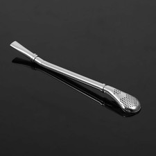 Tea Drinking Yerba Mate Straw Gourd Bombilla Filter Spoon 304 Stainless Steel