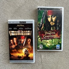 PSP Pirates Of The Caribbean Lot Black Pearl UMD Video  Dead Man  s Chest Game