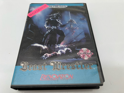 Beast Wrestler (Sega Genesis, 1991) Case + Games - RENOVATION - Authentic TESTED