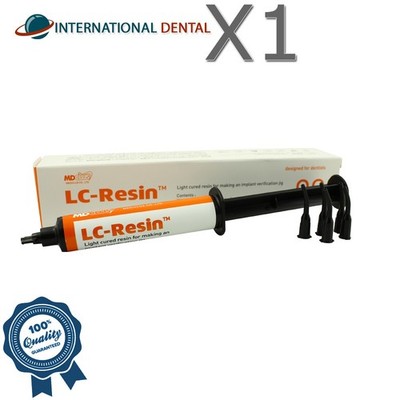 Dental MediClus LC-Resin  Lab Procedures Pattern Resin Light Cure Syringe 14g