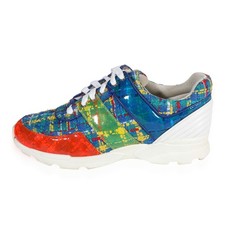 Chanel 17S Multicolour PVC Tweed Sneakers 40.5