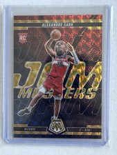 2024-25 Mosaic Alexandre Sarr Jam Masters RC Reactive Yellow #76/99 Wizards