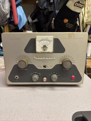 Heathkit DX-40 Amateur HF Radio Transmitter Gray Corded Compact 4-Band WORKING