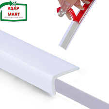 Peel and Stick Vinyl Corner Trim 20Ft L-Shape Tile outside Corner Molding Vinyl