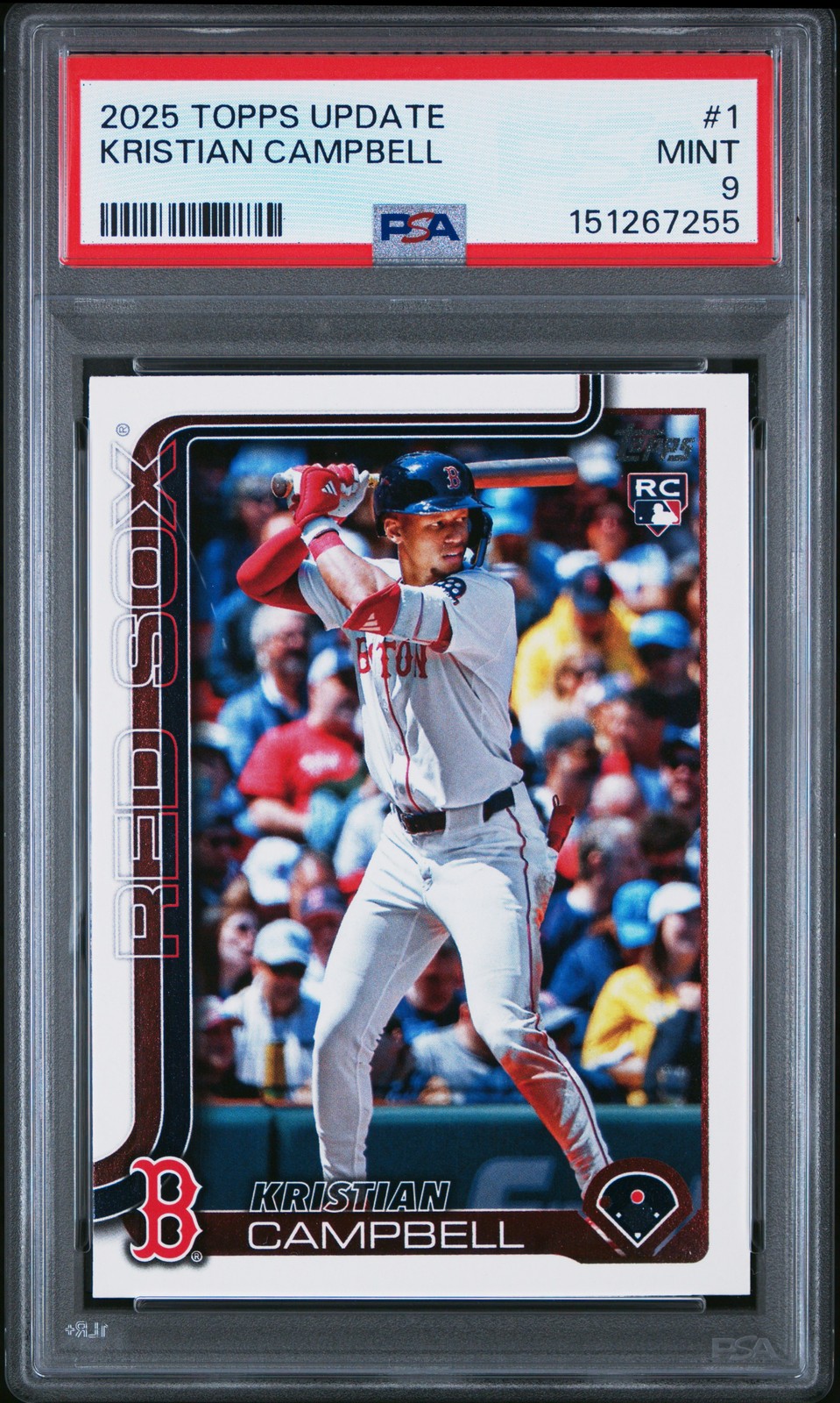 2025 TOPPS UPDATE #1 KRISTIAN CAMPBELL PSA 9