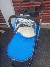 UPPAbaby Bassinet Marine Blue Cup Storage Attachment Convertible Seating