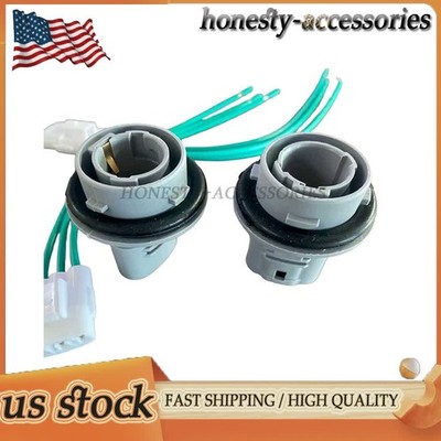 Front Turn Signal Light Socket Connector Harness with 3-Wire Kit for Honda Acura
