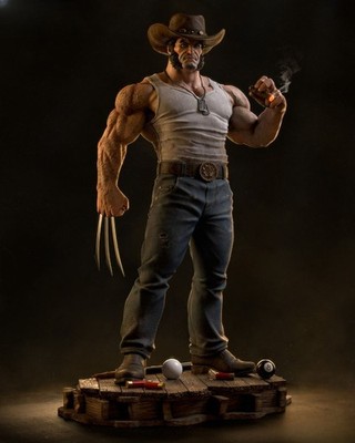 Wolverine Fan Art  Resin Statue Pro Painted 1/6 Scale - Made To Order