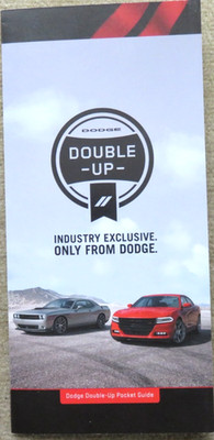2014 Dodge Double-Up Pocket Guide Charger Challenger USA Prospekt Brochure