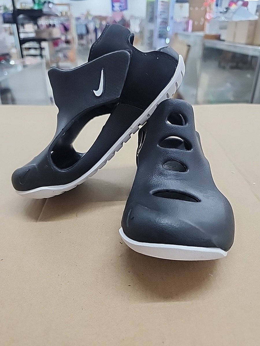 Kids Nike Crocs Water Shoes Outdoor Active Sandals SZ 10C Black