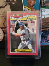1990 Topps Toys R Us Rookies Rookie Card #27 Greg Vaughn Milwaukee Brewers ?. rookie card picture