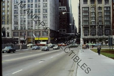 VINTAGE PHOTO SLIDE 35mm Original Classic Cars City View ADP13603