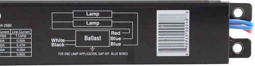 Keystone KTEB-232RIS-1-TP-SL Electronic Ballast, 2-Lamp, 32W T8, F32T8, 120V - Picture 4 of 4