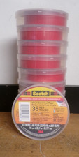 10 ROLLS NEW 3M SCOTCH 35 VINYL ELECTRICAL TAPE RED 3/4" X 66FT COLOR CODING