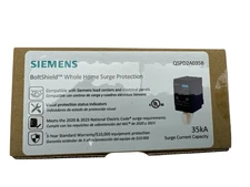 Siemens Boltshield 2-Pole Whole Home Surge Protector QSPD2A035B New