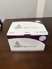 Vesco Medical ENFit Tip Syringes 60ml, 30 Pack