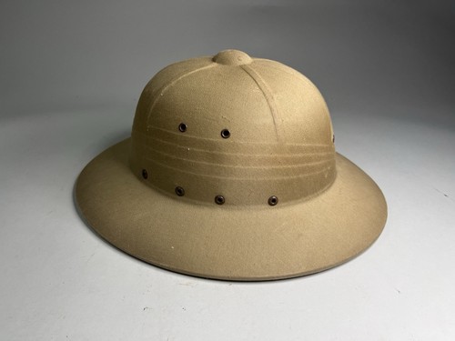 Vintage 1948 Hawley Jumanji Style African Pith Helmet Military Safari Hard Hat - Picture 5 of 11