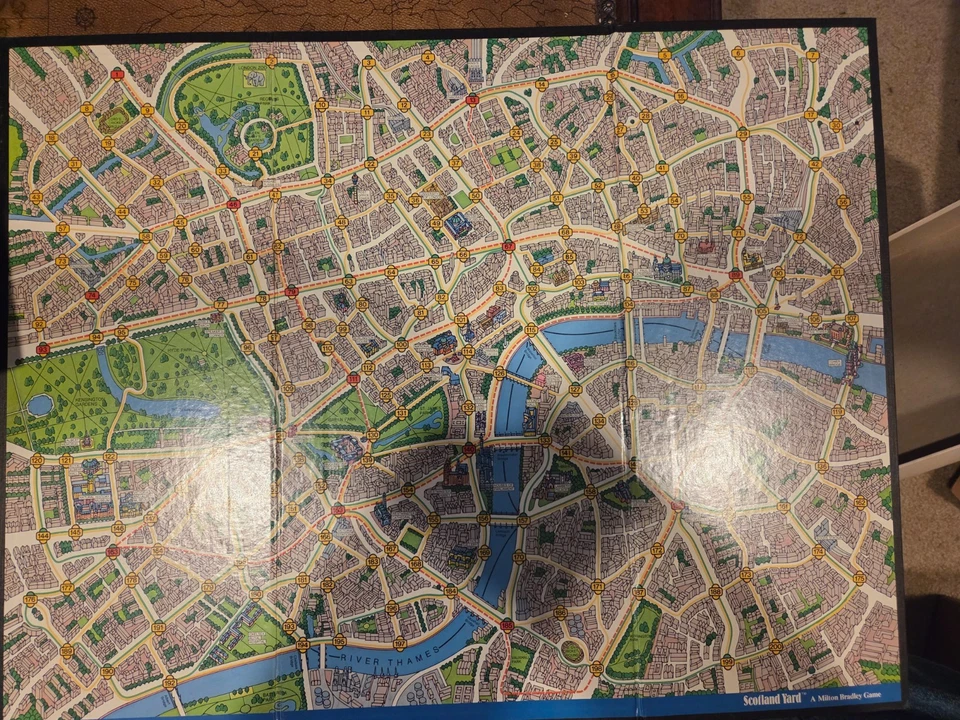 Scotland Yard 1983 Board Game Ravensburger 1983 100% COMPLETE? EUC West Germany - Image 4 of 4