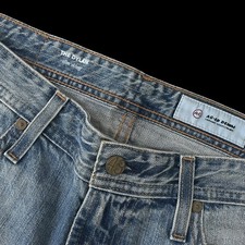 AG Adriano Goldschmied Dylan Slim Skinny Light Wash Distressed Size Jeans 32x34