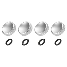 Camera Shutter Button, 4Pcs 12mm Concave Surface Shutter Release Button Silver