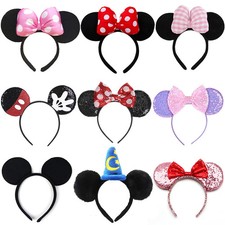 Mouse Ears Headband Cute Cartoon Party Cosplay Hair Accessories