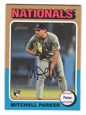 2024 Topps Heritage #693 MITCHELL PARKER Washington Nationals RC