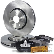 ATEC BREMSSCHEIBEN BELÜFTET Ø300 + BREMSBELÄGE VORNE FÜR RENAULT LAGUNA 2 01-11