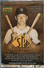 2004 SP Legendary Cuts Baseball Guaranteed (Cut Auto) Hot Pack