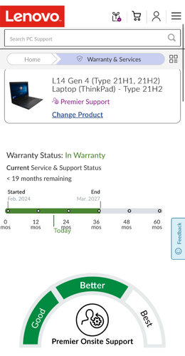 Lenovo ThinkPad L14 Gen 4/ i5-1345U/16GB RAM/256GB SSD/14" FHD/WINDOWS -11PRO - Picture 7 of 7