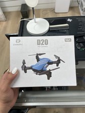 DEERC D20 Blue Mini RC Drones with 720P HD FPV Camera 3D Flips RC Quadcopter