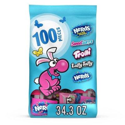 Nerds Easter Core Winners Basket Filler Variety Bag, NERDS Gummy Clusters