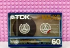 TDK  MA-XG    60  1987  JAPAN   TYPE IV     BLANK CASSETTE TAPE (1) (SEALED)
