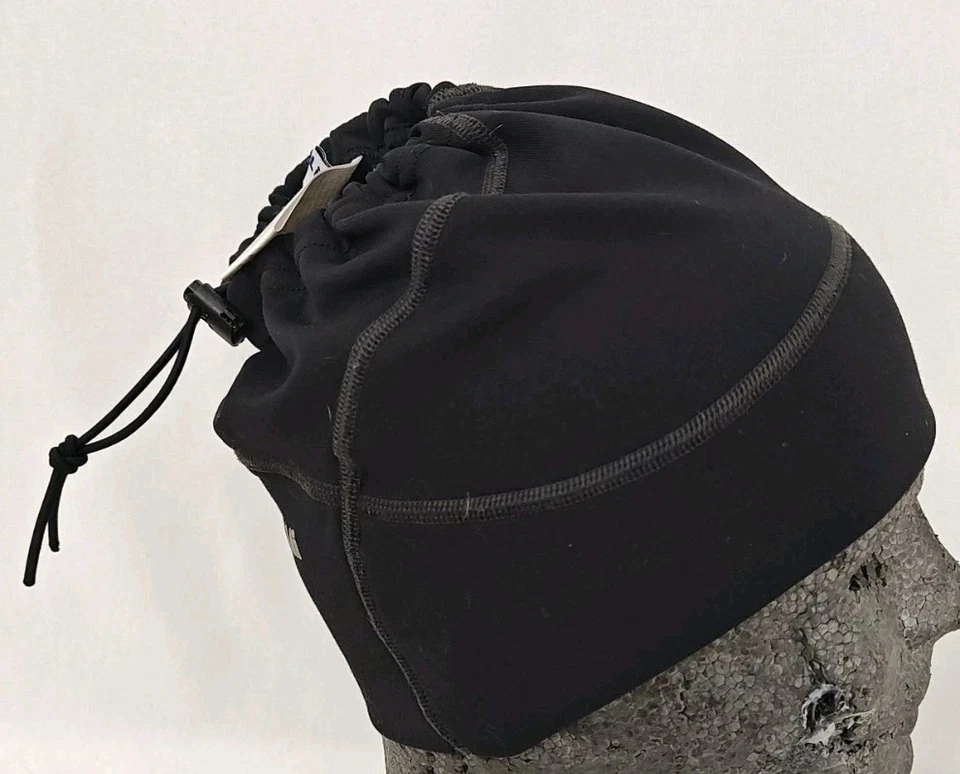 Gorra calavera Pearl Izumi negra gorra exterior calentador de cabeza punto elástico para el cabello Foto 2 de 4