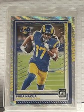 2025 Panini Donruss Optic Wave Prizm Puka Nacua #192 290/300 Los Angeles Rams