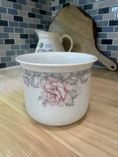 VINTAGE FTD 1990 4" Porcelain Cache Pot Made In Japan