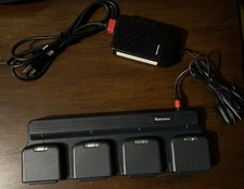 Intermec Quad Battery Charger with 4 Batteries