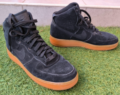Nike Air Force 1 High 07 LV8 Suede Black Gum Size US 9.5 EU 43