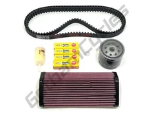 Ducati '13-14 Multistrada 1200 SERVICE KIT Timing Belt Spark Plug Air/Oil Filter