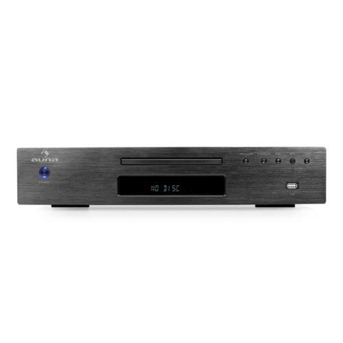 REPRODUCTOR DE CD MP3 HIFI DE LUJO ACERO INOXIDABLE CEPILLADO FRONTAL COAXIAL SALIDA ÓPTICA RANURA USB - Imagen 2 de 6