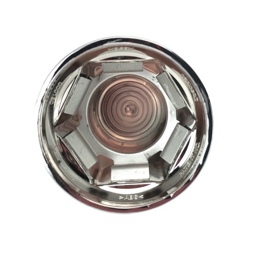 ALCOA 20 33mm Chrome Push On Hex Lug Nut Cover with Flange, Interior Metal Clips - Picture 4 of 4